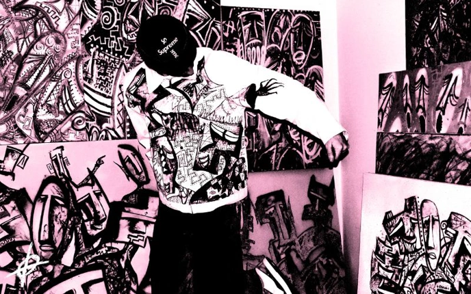 Graffiti style artwork