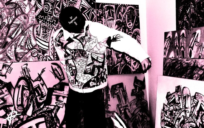 Graffiti style artwork